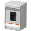 ELETTROCANALI CENTRALINO DA PARETE 4 MODULI IP40 SENZA SPORTELLO GRIGIO SERIE610-EC61003