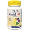 LongLife® Vitamin D 4000 | Alto dosaggio vitamina D3 naturale | 4 mesi di trattamento | Difese immunitarie, salute di ossa e denti | Metabolismo del calcio | Senza glutine e vegetariano