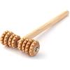 Tuuli Accessories Anti Cellulite Rullo Massaggiatore di Forma a T Massaggio Anticellulite Maderoterapia Legno 37 x 13 cm
