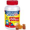 Montefarmaco Orsovit Vitamine per Bambini 90 Caramelle Gommose 2 Confezioni, 2 x 90 Unità