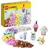 LEGO Classic Divertimento Creativo Pastelli, Set Costruzioni in Mattoncini con Figure di Animali come Dinosauro Giocattolo e Gatto, Giochi Educativi per Bambini e Bambine da 5 Anni in su 11028