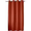 ED ENJOY HOME Tenda Oscurante con Occhielli argentati, Rosso Terracotta, 140 x 180 cm, 100% Poliestere, Tessuto Certificato Oeko-Tex, Collezione Liquirizia