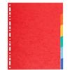 EXACOMPTA Separatore Forever - 6 tacche - cartoncino riciclato 220 gr - A4 maxi - mutlicolore - Exacompta (unità vendita 1 pz.)