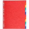 EXACOMPTA Separatore Forever - 12 tacche - cartoncino riciclato 220 gr - A4 maxi - multicolore - Exacompta (unità vendita 1 pz.)