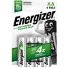Energizer Pila AA Power Plus - ricaricabili - Energizer - blister 4 pezzi (unità vendita 1 pz.)