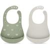 Suavinex Set Bavaglini Silicone Suavinex Colour Essence Verde