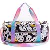 RTMYOR Borsa sportiva panda antischizzi per yoga, danza e fine settimana per ragazze e ragazzi, Panda Fund, L, Dimensione bagaglio a mano