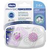 Chicco Succhietto Light Luminoso in Silicone 2-6 mesi 2 pz