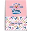 Dohe - Quaderno Formato Folio - Copertina rigida - 4 mm - Pink Panther - Modello Team