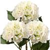 Briful Fiori artificiali di ortensia in seta, fiori finti di ortensia, set di 3 ortensie finte, steli lunghi 53,3 cm, per decorazione casa, festa di nozze