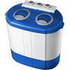 Steinborg Mini lavatrice con centrifuga fino a 3 kg, 2 camere, camera di centrifuga fino a 1 kg