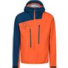 Rock Experience REMJ10801 MT WATKINS 2.0 HOODIE Giacca 0630 FLAME+1484 MOROCCAN BLUE XL