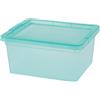 Je Cherche Une Idée Scatola Portaoggetti in Plastica, 2 L, 19 cm x 16.5 cm x 9 cm, Verde
