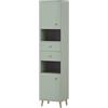 Schildmeyer Bjarne - Colonna armadio, materiale a base di legno, 40,3 x 33 x 180,6 cm, pistacchio