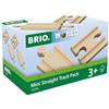 BRIO - Pacchetto Binari Mini Dritti, 33393