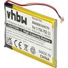 vhbw batteria compatibile con Sony NW-A808B, NW-S639, NW-S639F, NWZ-820, NWZ-A720 MP3 music player lettore musicale (750mAh, 3,7V, Li-Ion)