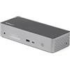 StarTech.com Docking Station USB-C - Quad Monitor DisplayPort/HDMI 4K 60Hz - Dock Type C Multi HDMI/DP Power Delivery 100W - Hub USB 3.0 con 1x USB Type-C e 3x USB-A, Ethernet, Audio (DK31C4DPPDUE)
