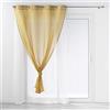 Douceur d'Intérieur, Tenda con occhielli (140 x 240 cm) Duetto Miele/Bianco, Velo Doppia Sabbia