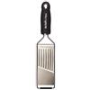 Microplane Grattugia da cucina Mandolina Acciaio inossidabile Nera Serie Gourmet ideale per Patata, Carota, Cetriolo, Zucchina e Barbabietola