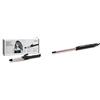 BaByliss C325E Pro 180 Medium Ferro Arriccia Capelli, Satin Touch, 25 mm & C449E Ferro Arricciacapelli Professionale Diametro 10 Mm, Rivestimento In Quartz-Ceramic, Rosa Nero