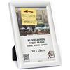 3-B Cornice per foto ULM 10x15 cm - bianco - Portafoto in legno con vetro acrilico