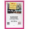 3-B Cornice per foto ULM 20x30 cm - rosa - Portafoto in legno con vetro acrilico
