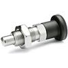 Ganter Normelemente | Bullone di bloccaggio in acciaio inox - GN 817-6-9-BK-NI | Senza blocco | acciaio inossidabile | perno di bloccaggio nichelato chimicamente | 1 pezzo
