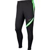Nike Academy PRO Knit Pant Kpz - Pantaloni da Allenamento Unisex per Bambini, Unisex - Bambini, Pantaloni da Ginnastica, BV6944-066, Antracite/Verde Strike/Bianco., 7-8 Anni