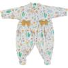 Fs - Baby TUTINA NEONATO NASCITA IN COTONE MANICA LUNGA - VINTAGE
