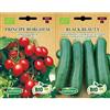 Germisem Biologico Principe Borghese Semi di Pomodoro 0.5 g & Biologico Black Beauty Semi di Zucchine 3 g