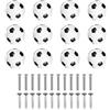 JINTANG 12PCS Manopole dei cassetti,pomelli per porte bambini,con 2 viti di dimensioni,pomelli di calcio Pomelli del gabinetto Maniglie di mobili sono utilizzati per cassetti, armadi e guardaroba