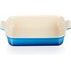 Le Creuset Pirofila rettangolare Tradition in gres vetrificato, 32 cm, 4 L, Azure, 71102322200001