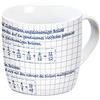 infinite by GEDA LABELS (INFKH) 12129 Mathe - Tazza in porcellana, colore: Bianco