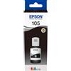 EPSON RICARICA INCHIOSTRO ORIGINALE 105 NERO PIGMENTATO PER EPSON ECOTANK 140 ml - EPSON - C13T00Q140