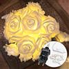 Cobus CozyHome Lucine led decorative rose - 5 metri & 20 fiori LED bianco caldo I Con spina I Filo led decorative Fairy lights Lucette decorazioni Luci natale interno Luce decorativa floreale piccole