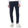 Champion Legacy Authentic Pants Powerblend Terry Tape Logo Rib Cuff Pantaloni da Tuta, Nero, L Uomo