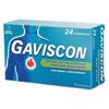 Gaviscon 500 mg + 267 mg compresse masticabili gusto menta 24 compresse in blister