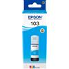 EPSON RICARICA INCHIOSTRO ORIGINALE 103 CIANO PER EPSON ECOTANK 65 ml - EPSON - C13T00S24A10