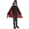 Rubie's Rubies Set Superheroe Vampiro, mantello e maschera, ufficiale halloween, carnevale e compleanno