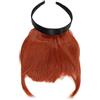 WIG ME UP - Frangetta a clip con Cerchietto e ciocche Laterali più lunghe, Effetto davvero Naturale, Rosso(350), HA071T-350