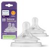 AVENT Philips Avent Tettarella per biberon Natural Response - 2 tettarelle per biberon a flusso 3, per neonati da 1 mese in su, senza BPA (modello SCY963/02)