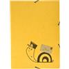 RNKVERLAG RNK 4658 - Cartellina portadocumenti formato DIN A4, con elastico, 240 x 330 mm, motivo: lumaca