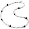 Giovanni Raspini / Rock / collana Optical lunga / argento - 11688