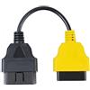 Alchiauto Multi Scan OBD2 ECU Yellow a3 Adattatore Diagnostic Cable Fit for FIAT ECUScan Multi ecu Scan