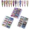 Kalolary 30 colori Nail Foil Transfer Stickers, Kalolary Fiore cielo stellato Trasferimento Adesivo Decalcomanie Holographic Nail Stickers Decorazione Fai da Te Attrezzatura Arte Unghie