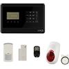 LKM Security WG-YL007M2E+SIR03_01 Kit M2E Antifurto Allarme Casa Wireless