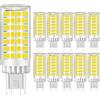 MENTA Lampadine LED G9 9W Equivalente a 75W, 750Lm, Non Dimmerabile, Luce Bianca Fredda 6000K, 220-240 VAC, Risparmio Energetico Lampadine LED, Mais, Nessun Sfarfallio, Φ18*64mm, 10 pezzi
