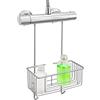 kowald ® Cesto portaoggetti per doccia da appendere al rubinetto, in acciaio inox, 100% antiruggine
