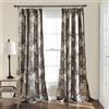 Lush Decor Botanical Garden Tende oscuranti con Stampa Floreale con Uccellini, per Soggiorno, Sala da Pranzo, Camera da Letto (Coppia), Poliestere, Grigio, W 52 x L 84 (1 Panels), 2 unità