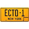 OPO 10 - Replica Targa Auto ECTO 1 in Metallo Compatibile con Cadillac Arancione 1959 dal Film Ghostbusters (56)